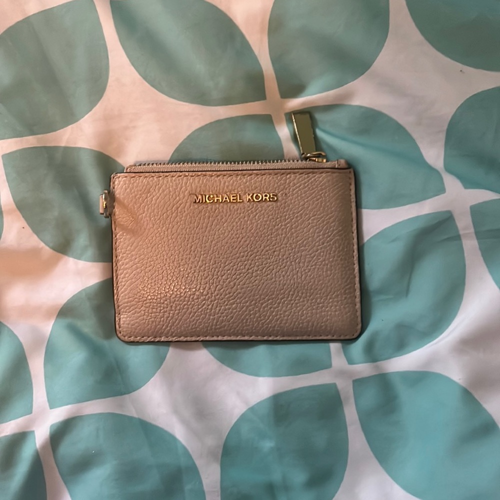 pink michael kors wallet